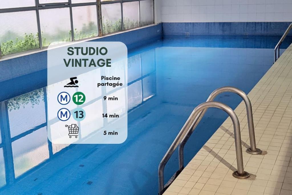 Esprit Vintage Avec Piscine, Proche Du Metro *